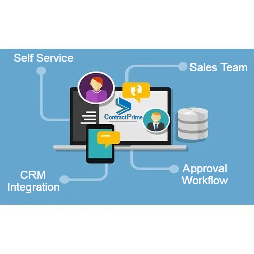 Self service contract assembly by sales rep